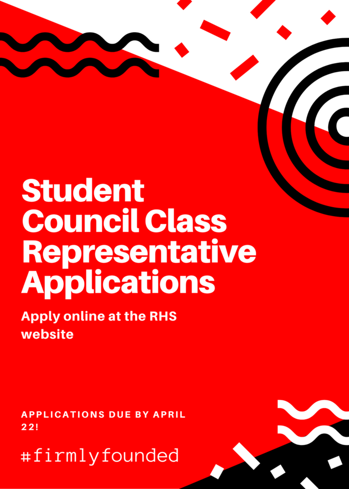 2022-2023 Student Council Class Representative Applications