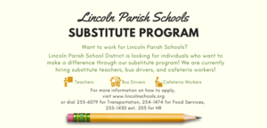 Lincoln Parish Substitutes Program
