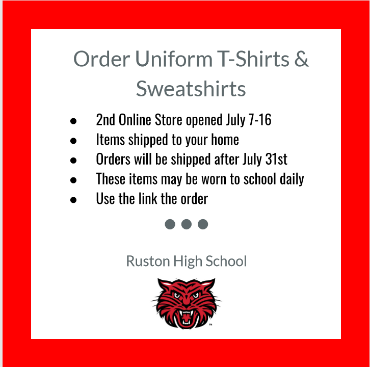 Announcements | Ruston High School